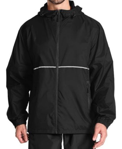 IGEEKWELL Men's Rain Hooded Jacket Golf Raincoat Waterproof Windbreaker-CUMRC03998|Swisswell