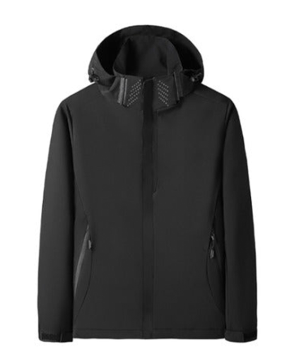 SWISSWELL Men's Thin Hooded Waterproof Long Sleeved Zip Up Jackets-ZPK002539|Swisswell