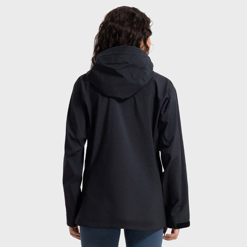 SWISSWELL Women′s Hooded Hard-Shell Waterproof Windproof Fishing Hiking Jacket-DAW043|Swisswell