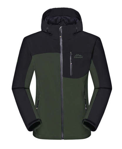 SWISSWELL Men Fashionable Color Matching Soft Shell Outdoor Windproof Jacket -ZPK010368|Swisswell