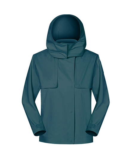 SWISSWELL Women Waterproof Short Windbreaker Women's Fashion Versatile Sports Hooded-DAW045|Swisswell