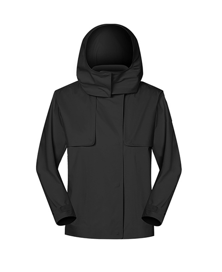 SWISSWELL Women Waterproof Short Windbreaker Women's Fashion Versatile Sports Hooded-DAW045|Swisswell