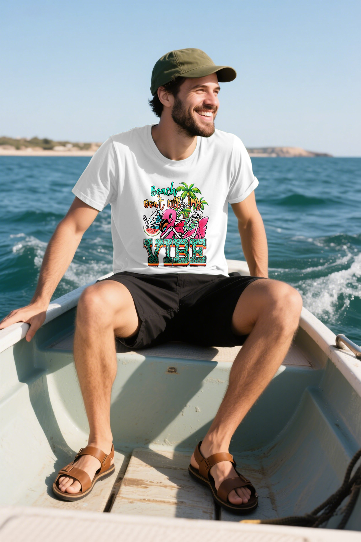 Desert Surfer Cowboy Tee