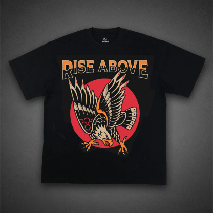 Western Eagle & Buffalo Graphic T-Shirt