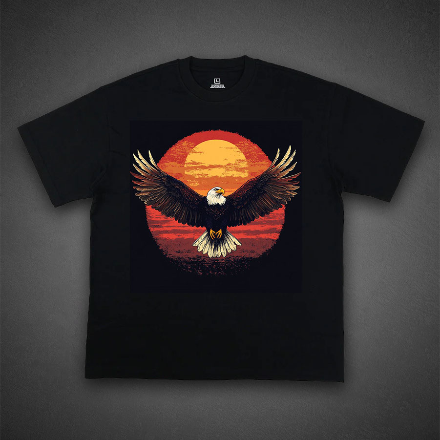 Western Eagle Graphic T-Shirt