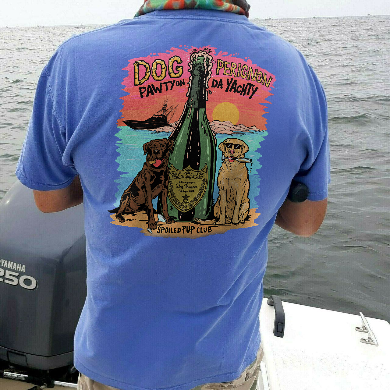 Dog Perignon Pawtyon Da Yachty T-shirt