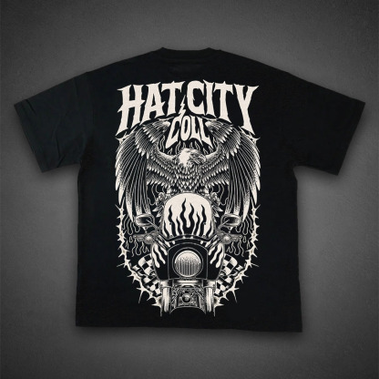 Cowboy Eagle Skull T-Shirt 