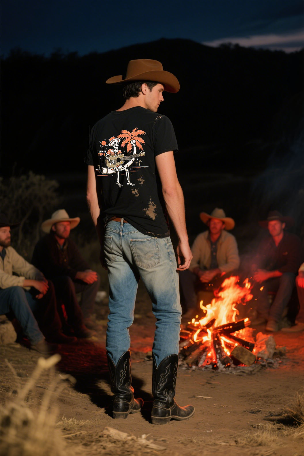 Old West Wanderer Sunset Tee