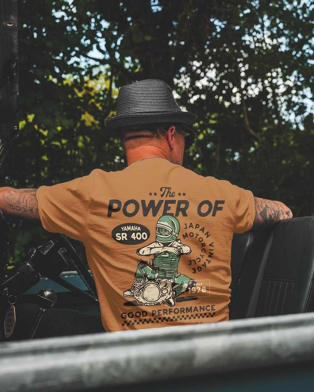 Retro Western Biker