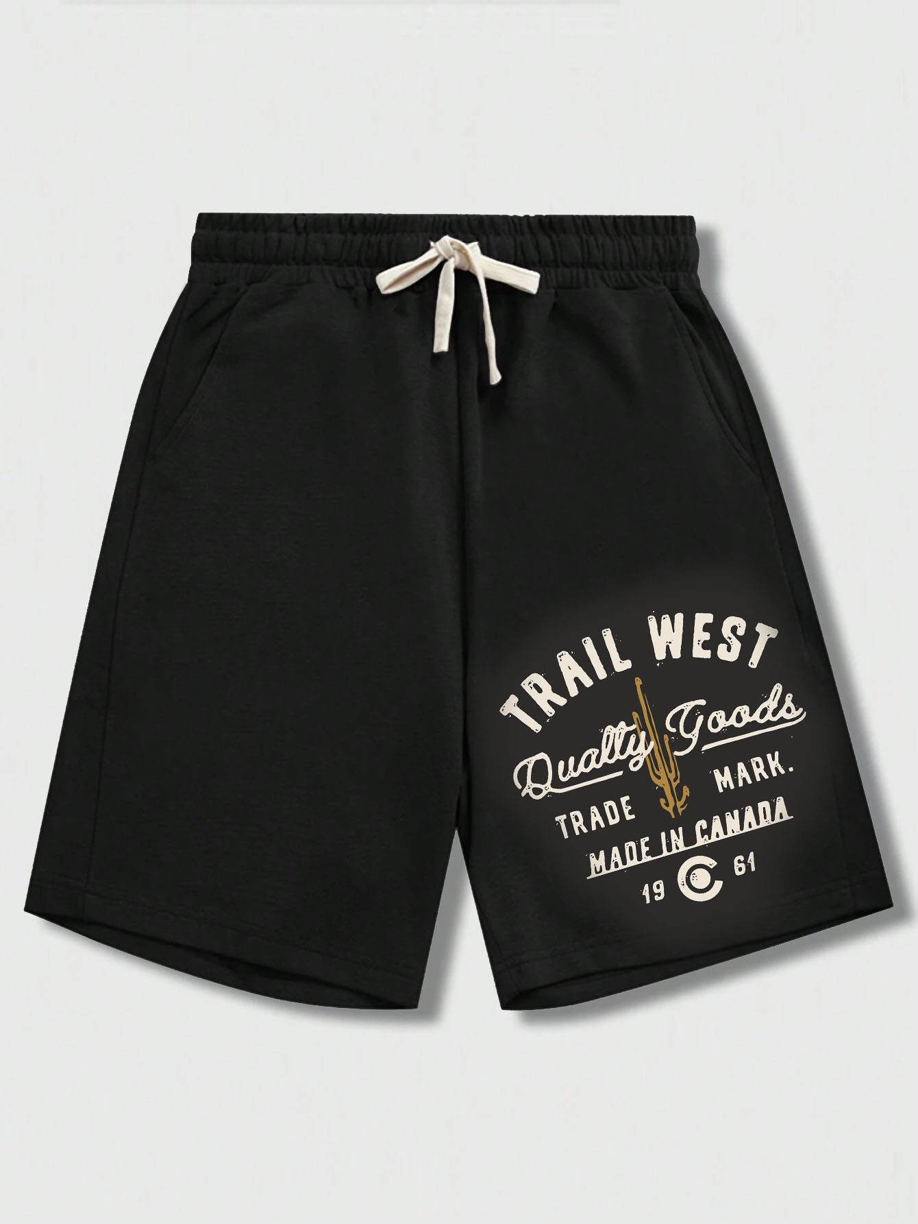 Western Pattern Men's Casual Shorts