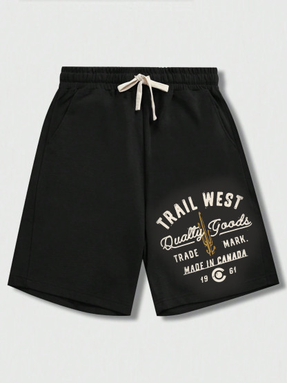 Western Pattern Men's Casual Shorts