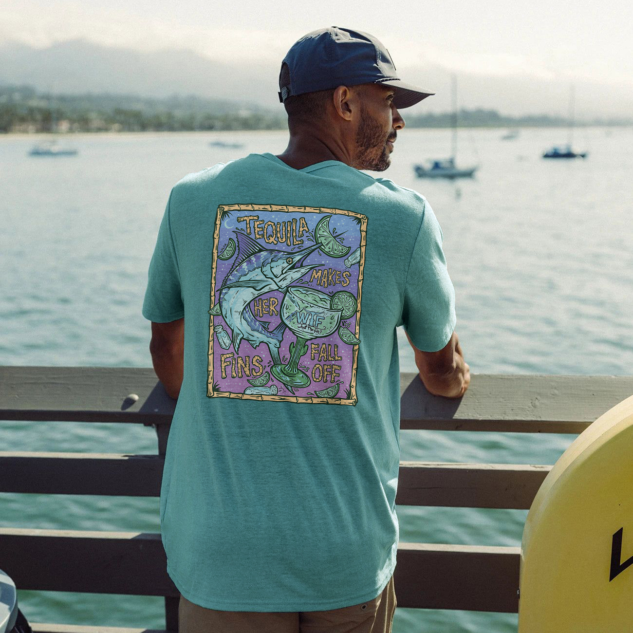 Tequila Swordfish Print T-shirt