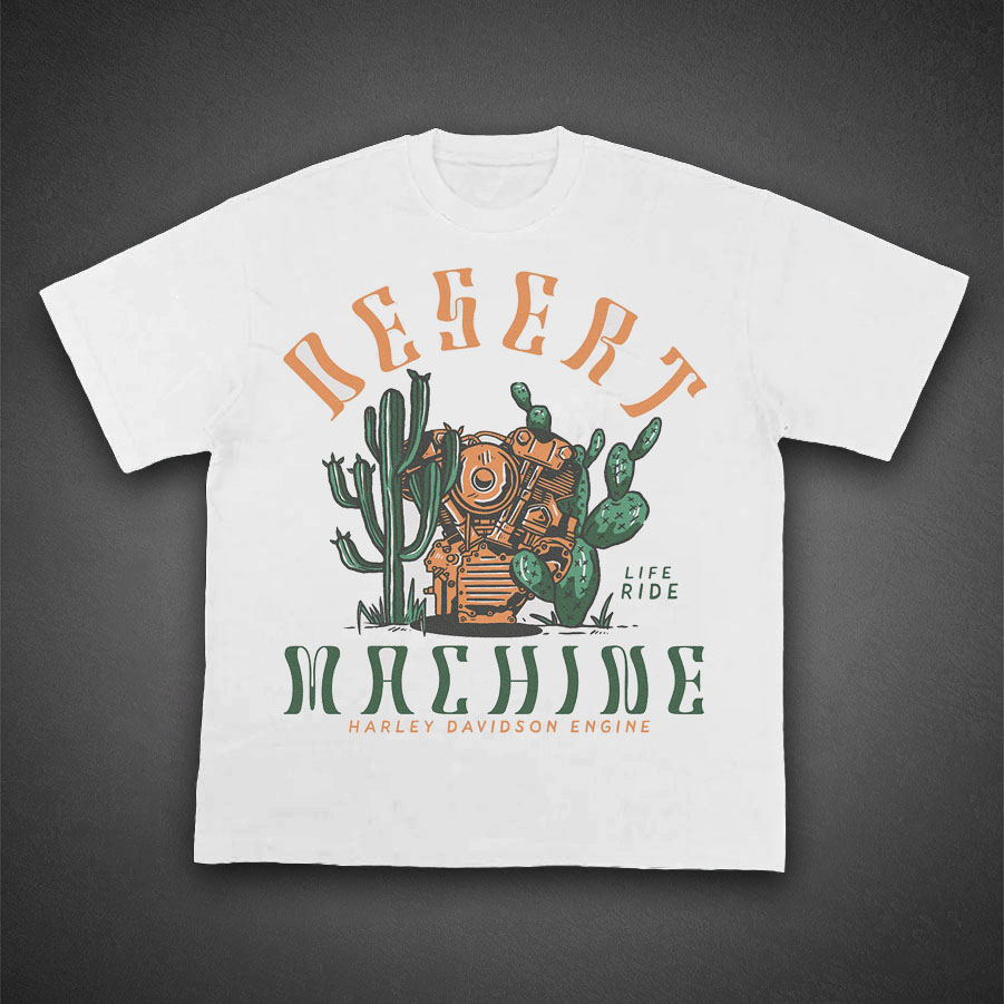 Vintage Moto Cowboy Tee