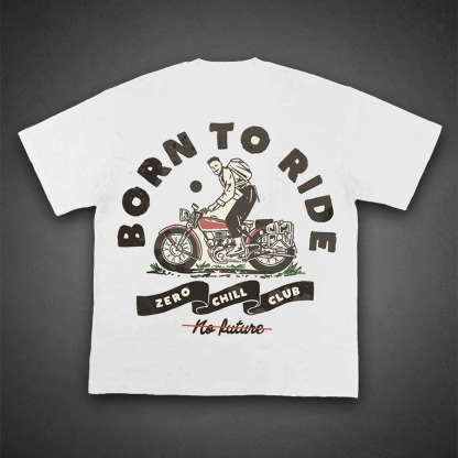 Vintage Moto Cowboy Tee