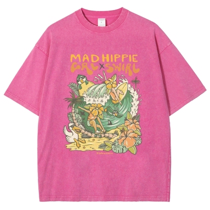 Washed Tee | Unisex Adventure Surf Short Sleeve | TIDESENCE
