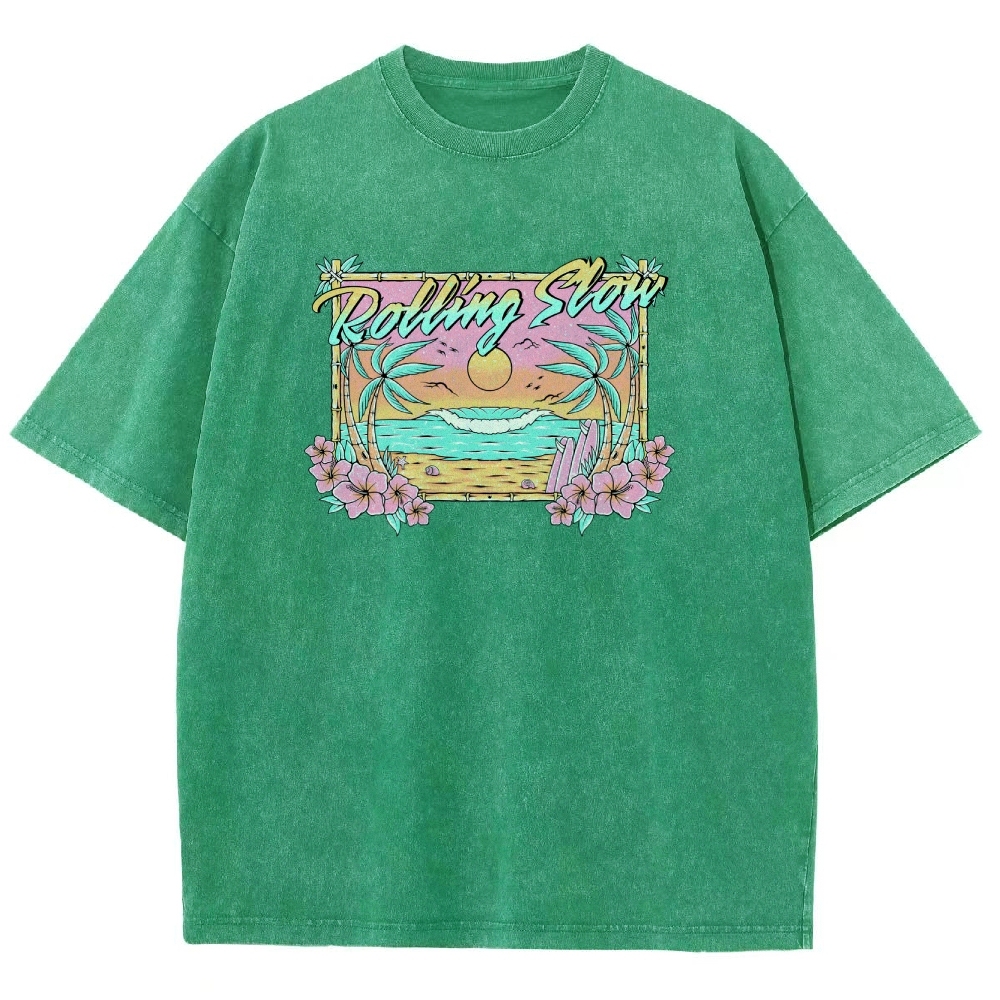 Washed T-Shirt | Landscape Unisex Fit | TIDESENCE