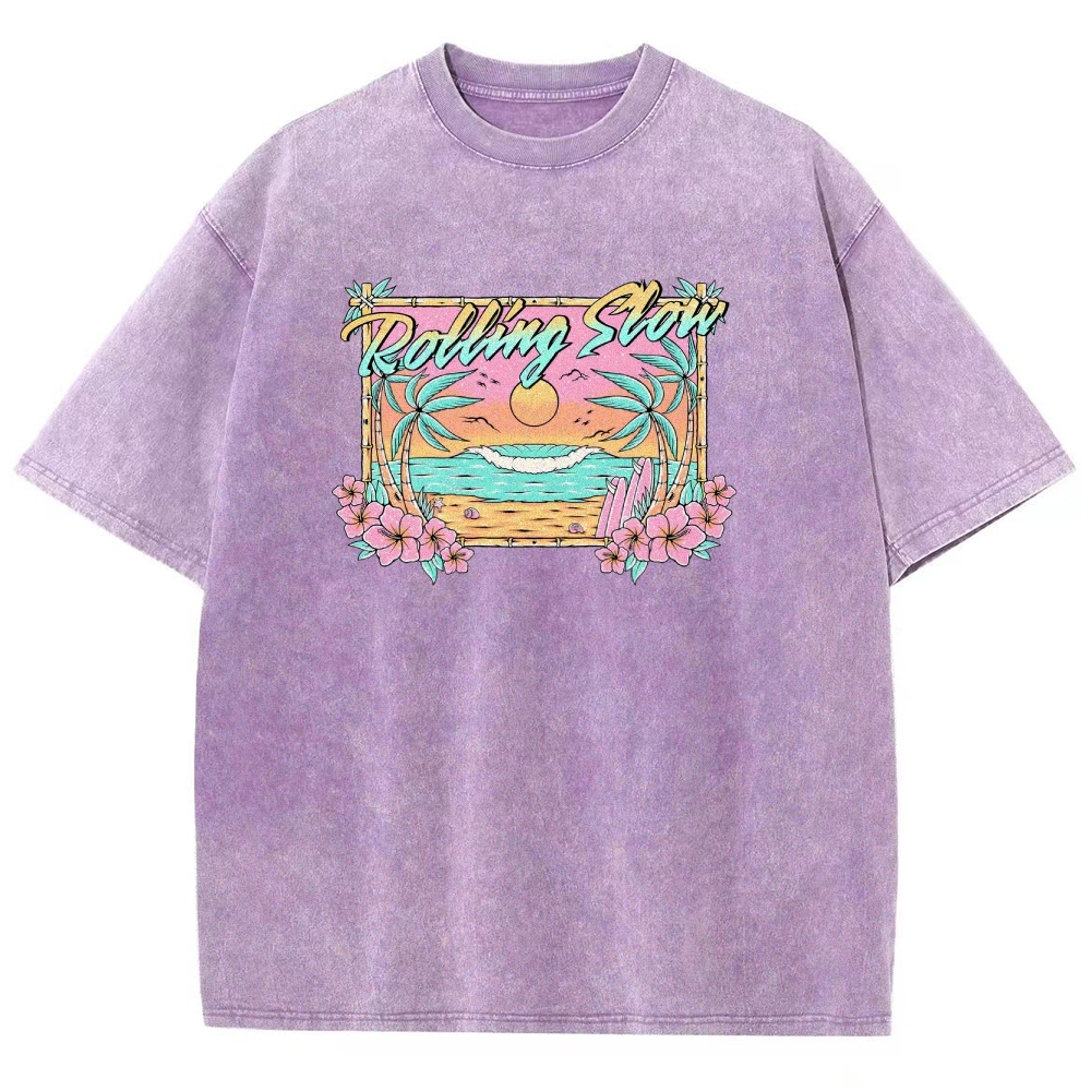 Washed T-Shirt | Landscape Unisex Fit | TIDESENCE