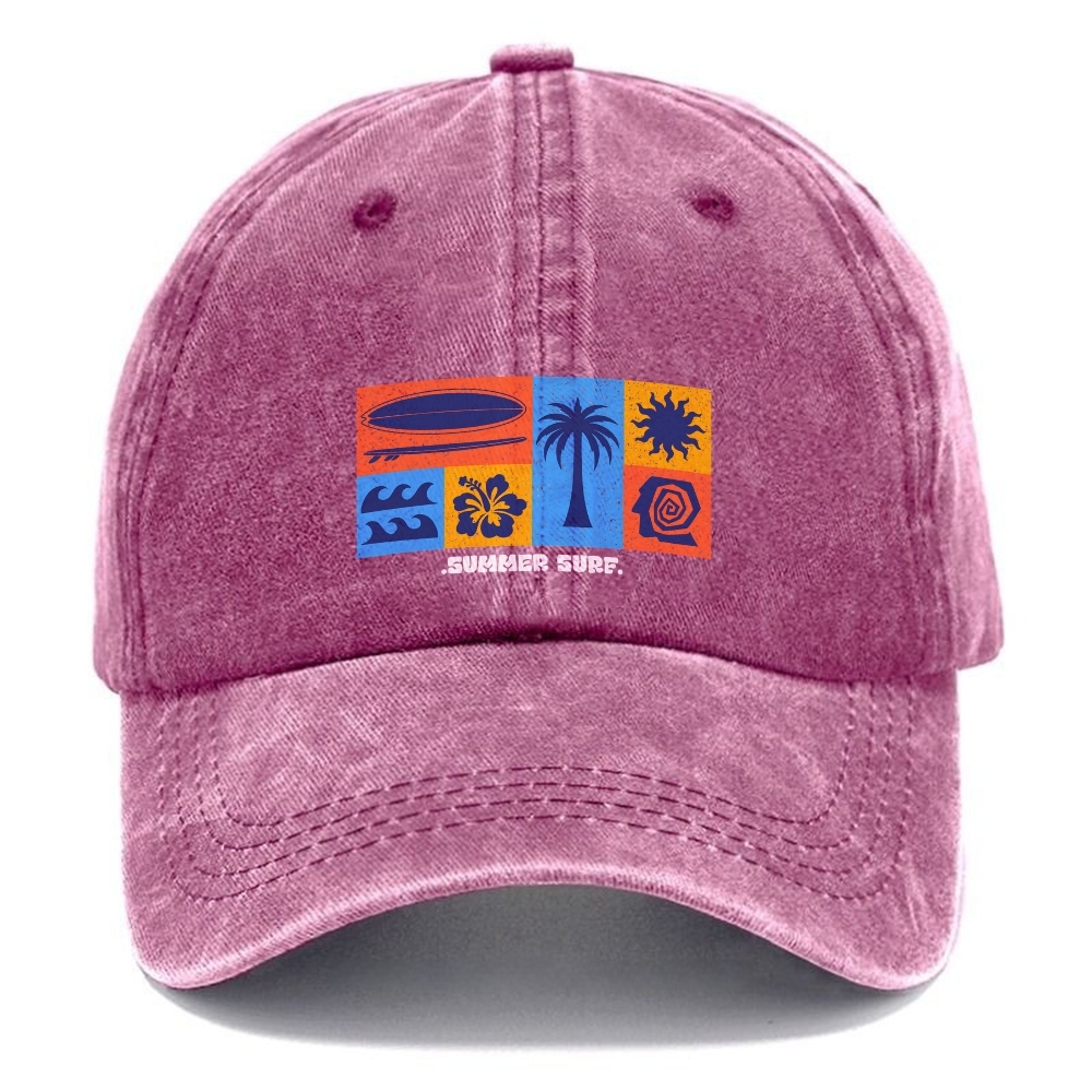 Baseball Cap | Summer Surf Unisex Vintage Washed Cap | TIDESENCE