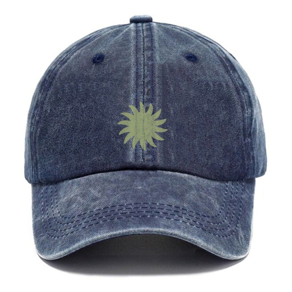 Baseball Cap | Hippie Sun Unisex Vintage Casual Washed Cap | TIDESENCE