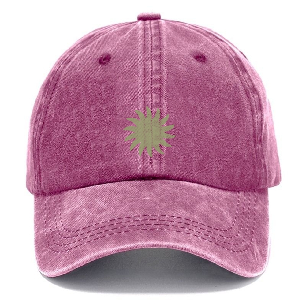 Baseball Cap | Hippie Sun Unisex Vintage Casual Washed Cap | TIDESENCE