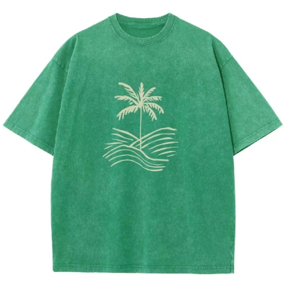 Washed T-Shirt | Surf Unisex Fit | TIDESENCE