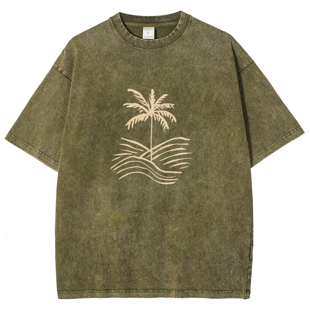 Washed T-Shirt | Surf Unisex Fit | TIDESENCE