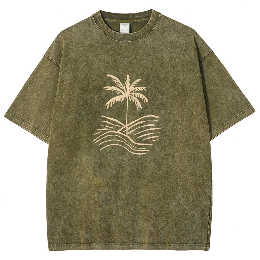 Washed T-Shirt | Surf Unisex Fit | TIDESENCE