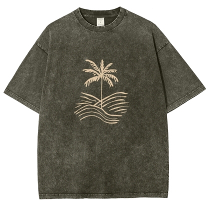 Washed T-Shirt | Surf Unisex Fit | TIDESENCE