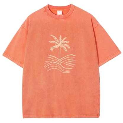 Washed T-Shirt | Surf Unisex Fit | TIDESENCE
