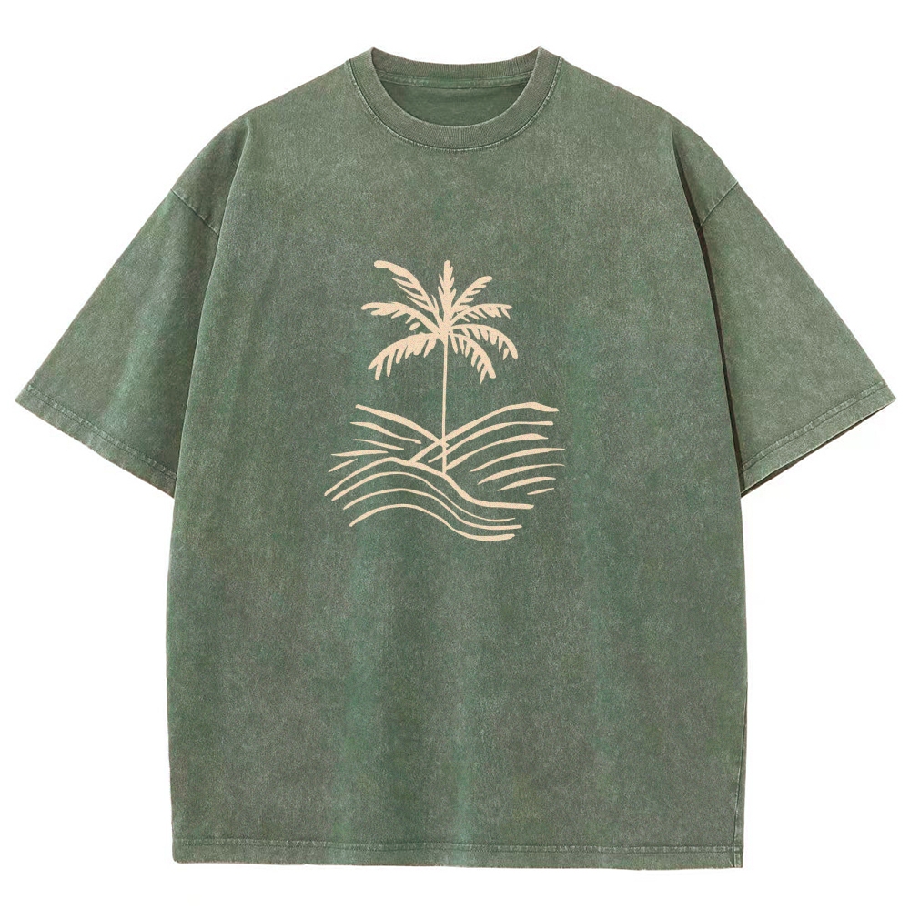 Washed T-Shirt | Surf Unisex Fit | TIDESENCE