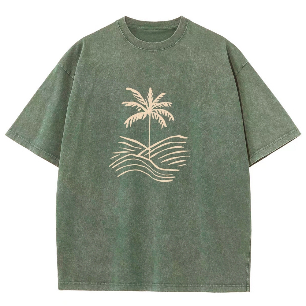 Washed T-Shirt | Surf Unisex Fit | TIDESENCE