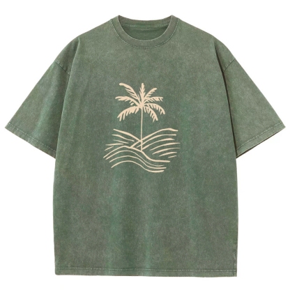 Washed T-Shirt | Surf Unisex Fit | TIDESENCE