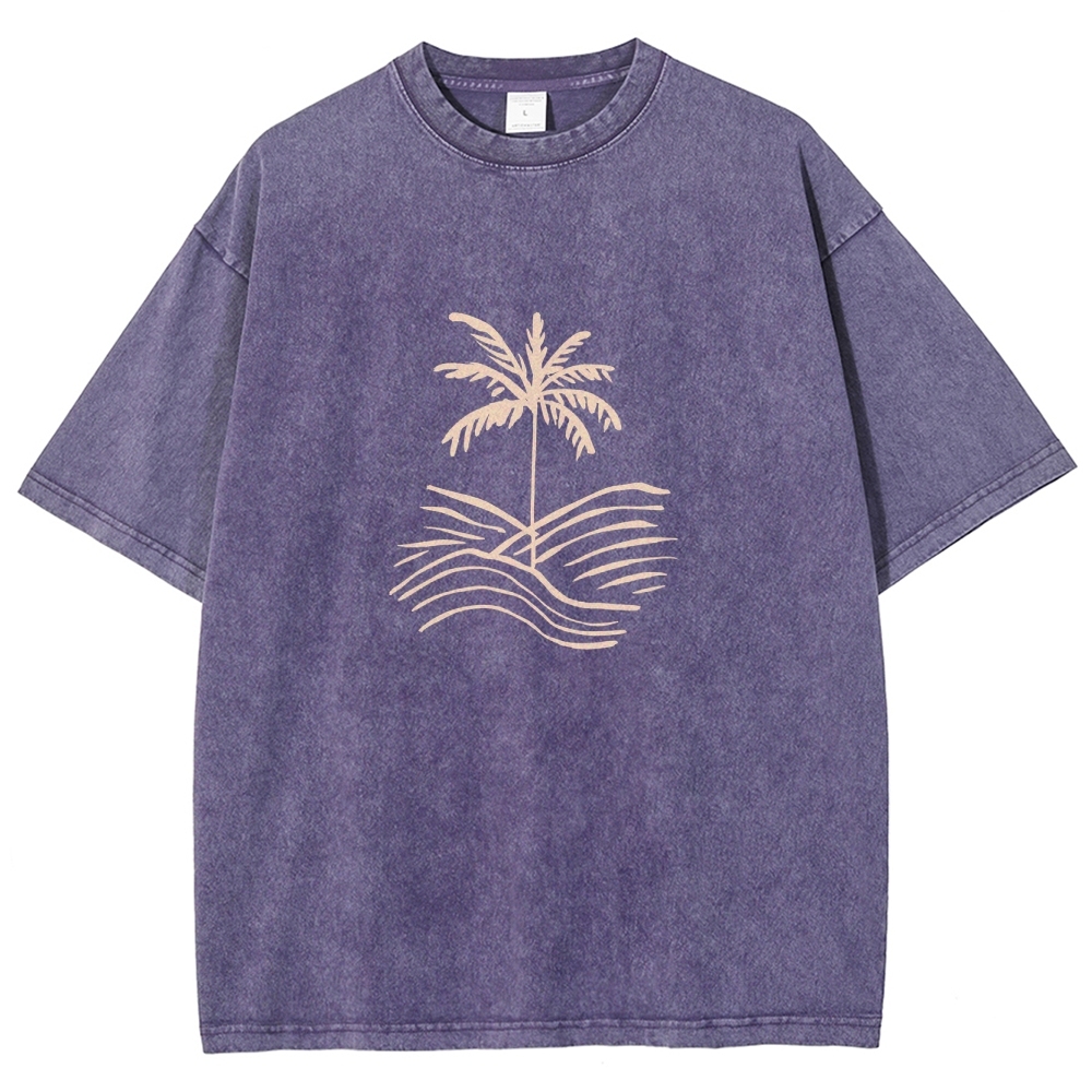 Washed T-Shirt | Surf Unisex Fit | TIDESENCE