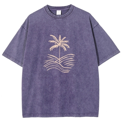 Washed T-Shirt | Surf Unisex Fit | TIDESENCE