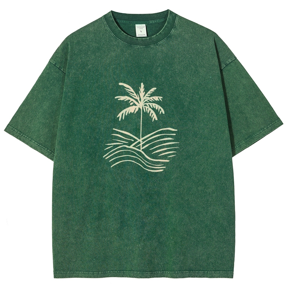 Washed T-Shirt | Surf Unisex Fit | TIDESENCE