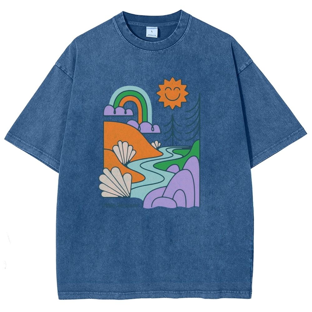 Washed T-Shirt | Landscape Unisex Fit