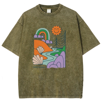 Washed T-Shirt | Landscape Unisex Fit