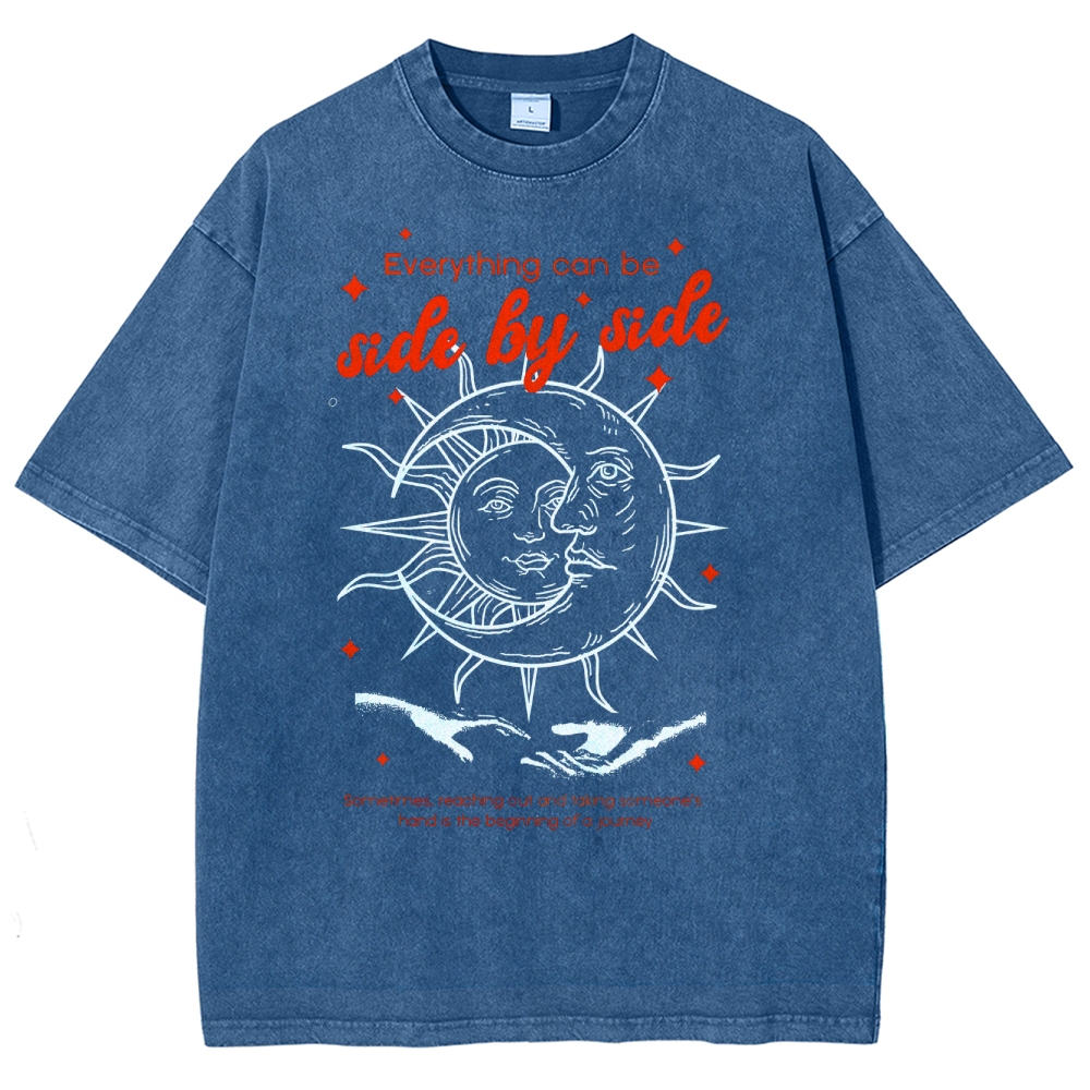 Washed T-Shirt | Hippie SUn Unisex Fit