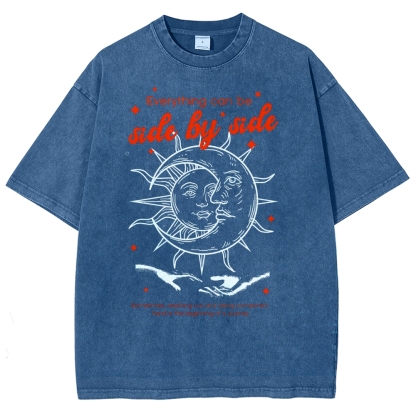 Washed T-Shirt | Hippie SUn Unisex Fit