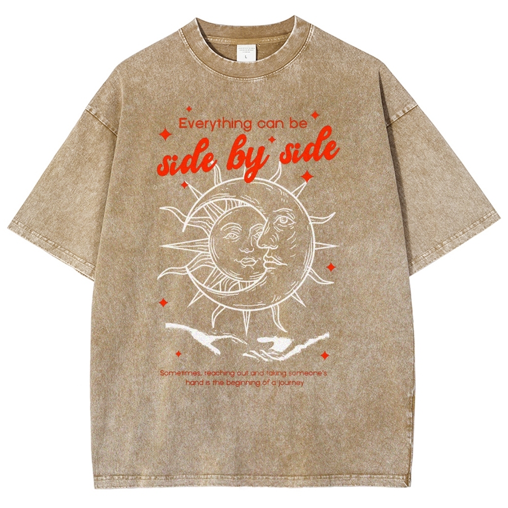 Washed T-Shirt | Hippie SUn Unisex Fit