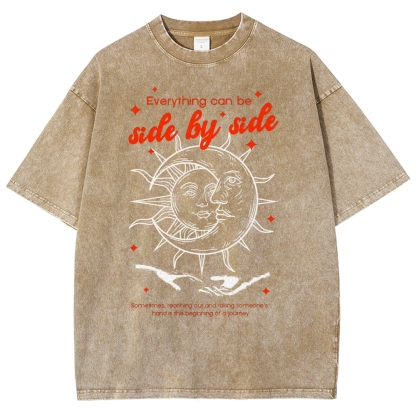 Washed T-Shirt | Hippie SUn Unisex Fit