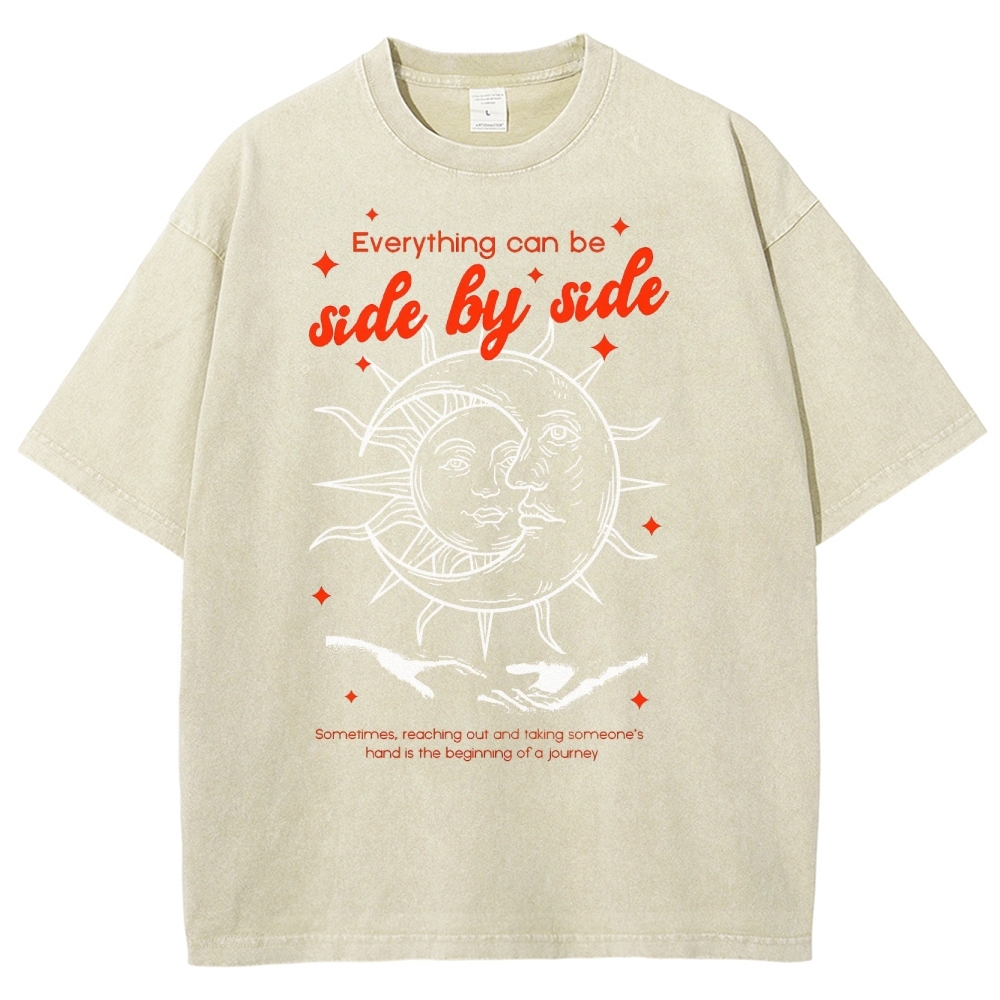 Washed T-Shirt | Hippie SUn Unisex Fit