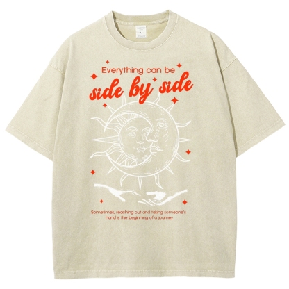 Washed T-Shirt | Hippie SUn Unisex Fit