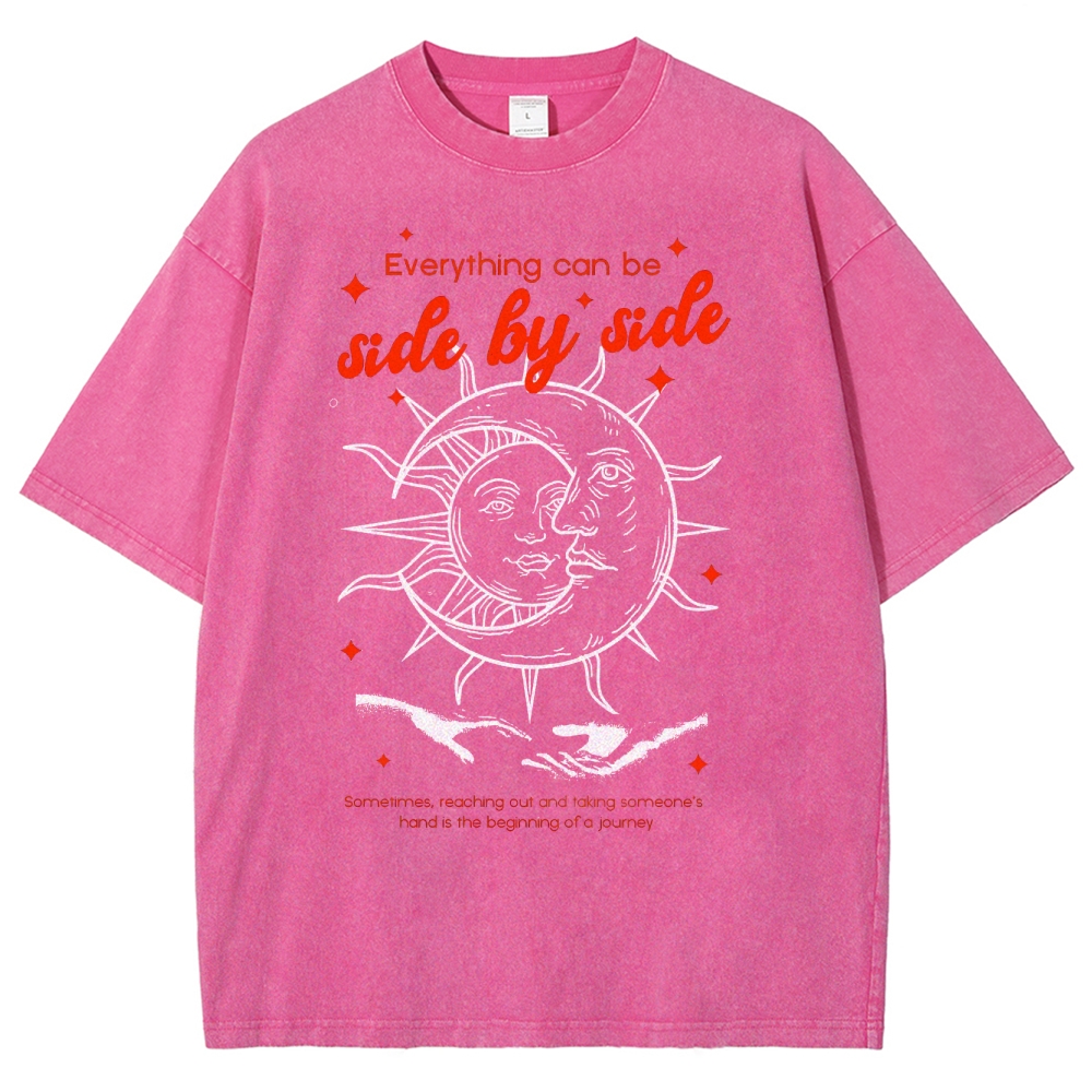 Washed T-Shirt | Hippie SUn Unisex Fit