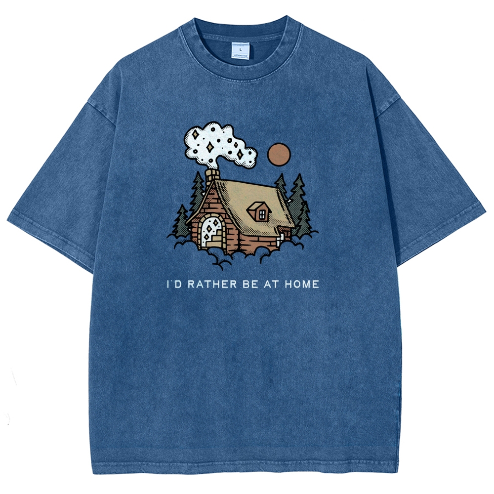 Washed T-Shirt | Forest Cabin Unisex Fit | TIDESENCE