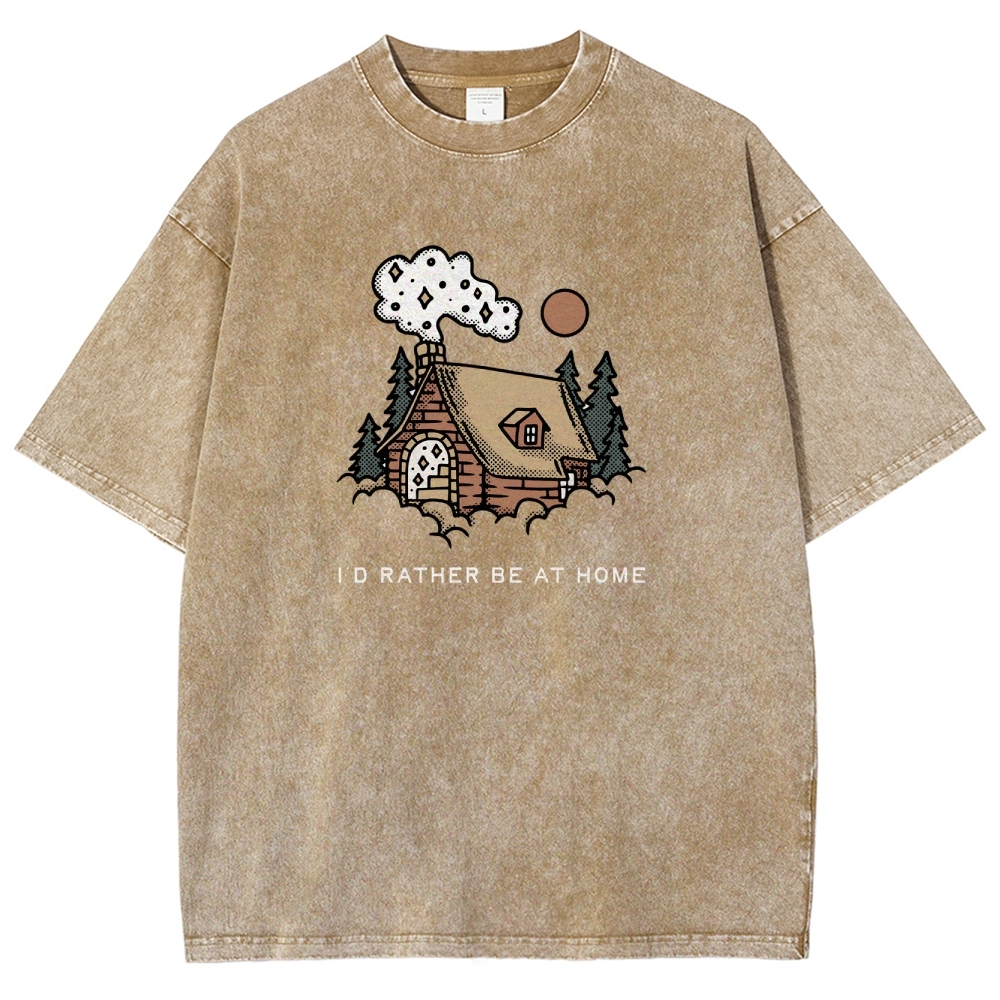 Washed T-Shirt | Forest Cabin Unisex Fit | TIDESENCE
