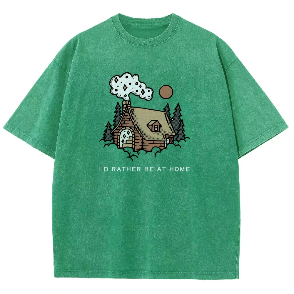 Washed T-Shirt | Forest Cabin Unisex Fit | TIDESENCE