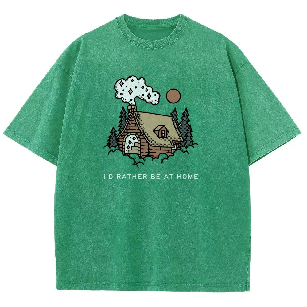 Washed T-Shirt | Forest Cabin Unisex Fit | TIDESENCE