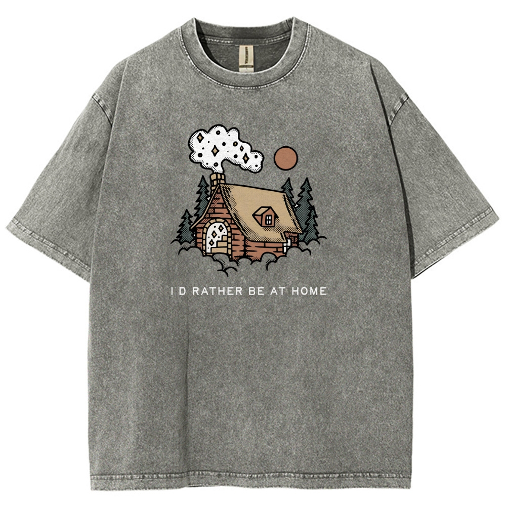 Washed T-Shirt | Forest Cabin Unisex Fit | TIDESENCE