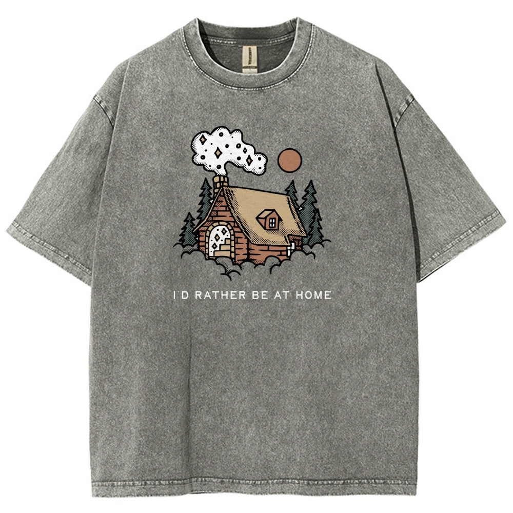 Washed T-Shirt | Forest Cabin Unisex Fit | TIDESENCE